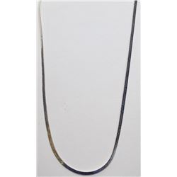 18” 925 SILVER HERRINGBONE NECKLACE