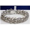 Image 1 : INTRICATE STERLING SILVER 8" BRACELET