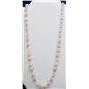 Image 1 : 18” DOUBLE ROW ROSE QUARTZ BEADED NECKLACE 66G