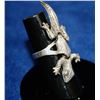 Image 1 : DESIGNER ARTICULATED SILVER GECKO RING SIZE 6.5