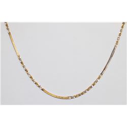14K YELLOW GOLD NECKLACE 16”