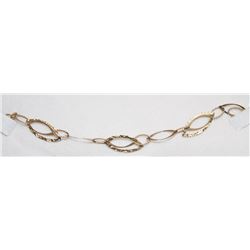 14K YELLOW GOLD BRACELET 6”