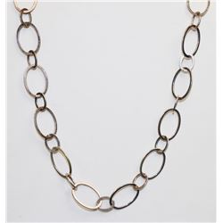 925 STERLING SILVER LOOP NECKLACE 18”