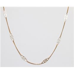 10K GOLD NECKLACE 12.5” LONG