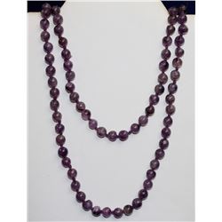 36” PURPLE AMETHYST NECKLACE