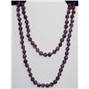 Image 1 : 36” PURPLE AMETHYST NECKLACE