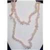 Image 1 : 34” ROSE QUARTZ STONE NECKLACE