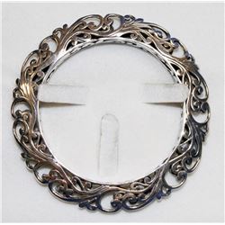 ORNATE FILIGREE DESIGNER SILVER BANGLE