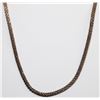 Image 1 : 925 SILVER CHAIN NECKLACE 25" 24G
