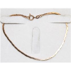 10K ROSE GOLD 7" BRACELET 6G