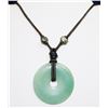 Image 1 : NECKLACE WITH 1 1/2” JADE PENDANT