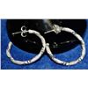 Image 1 : 925 SILVER HOOP EARRINGS
