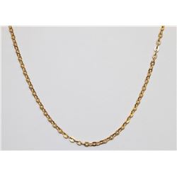 18K YELLOW GOLD NECKLACE 22” LONG