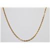 Image 1 : 18K YELLOW GOLD NECKLACE 22” LONG