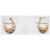 Image 1 : 10K GOLD HOOP EARRINGS