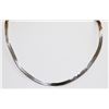 Image 1 : 22” 925 SILVER HERRINGBONE LINK NECKLACE