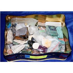 ASSORTED SEMI PRECIOUS LAPIDARY STONES