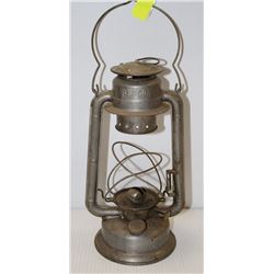 ANTIQUE BEACON LANTERN MISSING GLASS