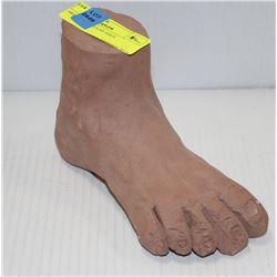 ARTIST MADE CLAY FOOT