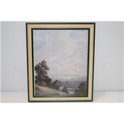 SMALL ORIGINAL LANDSCAPE PAINTING 9.5" X 12"