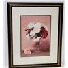 Image 1 : FRAMED PICTURE OF FLOWERS IN VASE PRINT 19" X 22"