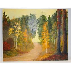 ORIGINAL FALL LANDSCAPE PAINTING