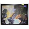 Image 1 : ORIGINAL PAINTING OF LANDSCAPE WITH LIGHTNING
