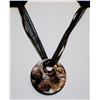 Image 1 : VINTAGE BLOWN GLASS ART PENDANT
