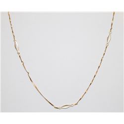 18K YELLOW GOLD NECKLACE 15"