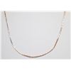 Image 1 : 10K ROSE GOLD 16" NECKLACE 6G