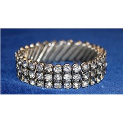COSTUME JEWELLERY RHINESTONE BRACELET EXPANDING