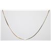 Image 1 : 14K GOLD NECKLACE 18" ITALY