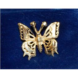 14K GOLD BUTTERFLY PENDANT