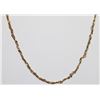 Image 1 : 18K YELLOW GOLD DOUBLE TWIST NECKLACE 18"