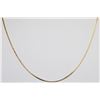 Image 1 : 18K GOLD NECKLACE 14"
