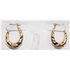 Image 1 : 14K GOLD HOOP EARRINGS
