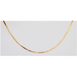 18K ITALIAN ROSE GOLD BRACELET 7"