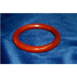 RED JADE CARVED BRACELET