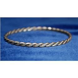 STERLING SILVER TWIST BRACELET