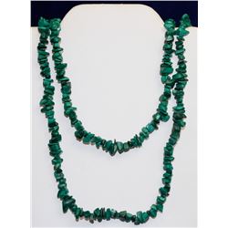30" MALACHITE NECKLACE