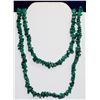 Image 1 : 30" MALACHITE NECKLACE