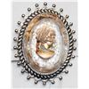 Image 1 : VINTAGE CAMEO STYLE BROOCH CIRCA 1950S