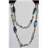 Image 1 : ORNATE CRYSTAL AND STONE BEADED NECKLACE