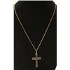 Image 1 : GOLD FILLED CROSS WITH 18" CHAIN IN BOX