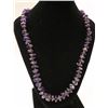 Image 1 : 26” PURPLE AMETHYST NECKLACE