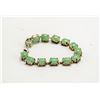 Image 1 : 925 SILVER WITH MULTI JADE STONE BRACELET 7”