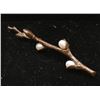 Image 1 : FRESHWATER PEARLS ON WILLOW STYLE BRANCH BROOCH