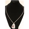 Image 1 : STERLING SILVER 14" NECKLACE WITH PENDANT