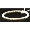 Image 1 : WHITE ENAMELED FLORAL BRACELET