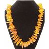 Image 1 : LARGE AMBER BEADED NECKLACE
